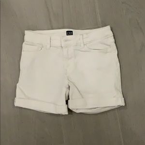Gap Denim Shorts White Girls Kids Size 12
